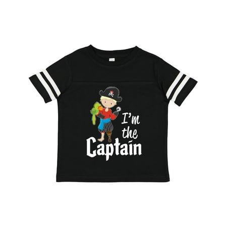 

Inktastic I m the Captain- Pirate Boy Gift Toddler Boy Girl T-Shirt