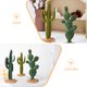 thumbnail image 3 of 3 uds. De decoración Artificial de Cactus falso para interiores, centros de mesa de Cactus vivos, decoración para el hogar y la Oficina, 3 of 4