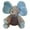 Blue, variant on RUIG Musical Singing Elephant Stuffed Animal - Interactive Plush Toy with Lullabies for Babies 0-24 Months, Soft Nursery Comfort Toy with Machine-Washable Material