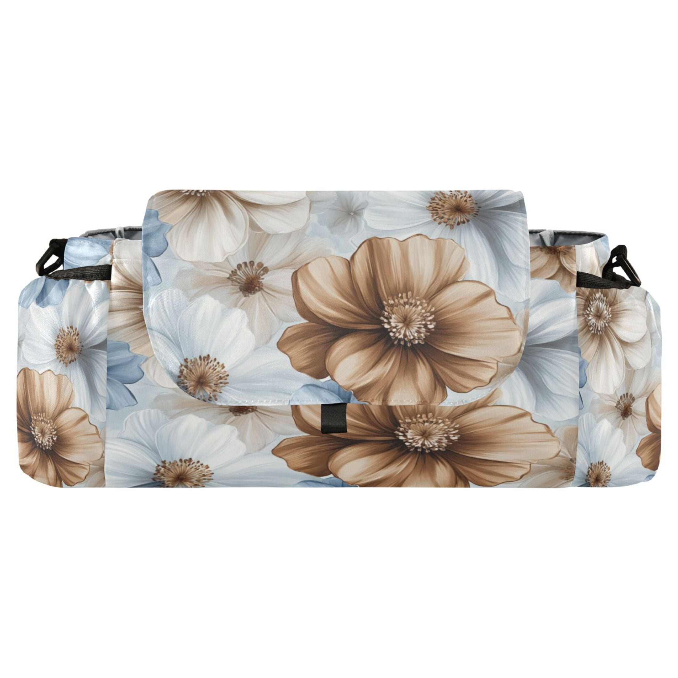 DIXRUYEE Stroller Organizer Floral Serenade Printed