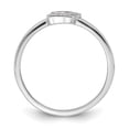 thumbnail image 2 of Auriga 925 Sterling Silver Rhodium-plated Multi-color Enameled Cat Ring for Women Size- 3, 2 of 6
