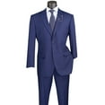 thumbnail image 3 of VINCI Men's Patriot Blue 2-Button Suit w/ Adjustable Waistband, Reg-Fit - NEW, 3 of 3