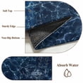 thumbnail image 6 of Navy Blue Ocean Waves 2'x6' Runner Rugs for Hallway Kitchen Bedside Non Slip Washable, Red Boat Coastal Entryway Rug Runners with Rubber Backing, Long Carpet Runner for Laundry Room, 6 of 8