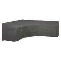 Classic Accessories Ravenna Water-Resistant Patio V-Shaped Sectional Lounge Set Cover, 115 x 32.5 x 31 inch