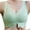 Green, variant on Nursing Bras for Breastfeeding Plus Size Solid Color Wave Lace Wireless Soft Support Together Daily Bra,Antibacterial Fabric Nursing Bras Green,XL