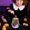 B, variant on RKSTN Halloween Jar DIY Halloween Illuminated Candy Jar with Lights Including Material Pack 10Pcs Handmade Parentchild Puzzle Toy Crystal Glowing Gift Contains 30ml of Adhesive