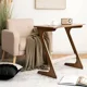 thumbnail image 4 of Mesa auxiliar de bambú para sofá, escritorio para ordenador en forma de Z, mesa de centro práctica para sala de estar, escritorios de oficina multifuncionales ensamblados para el hogar, 4 of 4