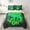 Green Black, variant on Neon Gamepad Comforter Set Bed in a Bag 7 Pieces Twin, Gamer Home Video Lover Bedding Set,Cool Gaming Themed (Comforter+Fitted+Flat Sheet+2 Pillowcases+2 Throw Pillow Covers)