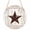 Beige, variant on Farmhouse Round Front Door Welcome Sign, 7.8 Inch Wall Hanging Decor for Indoor Outdoor, Rustic Brown Country Star Barn Berry Wooden Home Porch Hanger Decorations for Holiday Gift