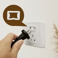 thumbnail image 2 of NUAHRHY 100Pcs Loose Outlet Fix Snug Plug Reusable Loose Outlet Fix Plug Spacers Plastic Plugs Keep Falling Out of Outlet Easily Fix Loose Outlets Loose Socket Plugs for Outlets, 2 of 9