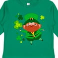 thumbnail image 4 of Inktastic Cute Leprechaun for St. Patrick's Day Boys or Girls Long Sleeve Toddler T-Shirt, 4 of 5