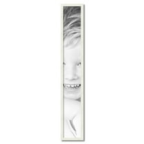 ArtToFrames 7" x 49" White Picture Frame, 7x49 inch White Wood Poster Frame (WOM-5140)