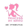 thumbnail image 3 of 1 Pce Princess Autocollant de Voiture à Bord, 3 of 3