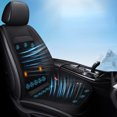 thumbnail image 4 of Cojín de asiento de coche con aire fresco de verano de 12 V CC con ventilador de ventilación de soplado rápido, asiento de coche con masaje de enfriamiento, 4 of 5