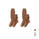 thumbnail image 1 of Zhuge 3 pares de calcetines de algodón para mujer, calcetines de vestir finos, suaves y cómodos, calcetines por encima del tobillo para uso casual, calcetines deportivos (café), 1 of 2