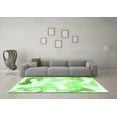 thumbnail image 3 of Ahgly Company Indoor Square Abstract Green Modern Area Rugs, 7' Square, 3 of 4