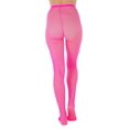 thumbnail image 6 of ToBeInStyle Girls' Fine Fishnet Sheer Tights - Neon Pink - 11-13 Years, 6 of 7