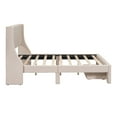thumbnail image 6 of SESSLIFE Upholstered Platform Bed, Full Bed with a Storage Drawer, Beige Full Bed Frame, Storage Platform Bed Frames, Hold 600 LBS, No Box Spring Needed, Easy Assembly, 6 of 10