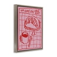 thumbnail image 2 of Stupell Industries Contemporary Cafe Brunch Doodles Brown Floating Frame Canvas Art, 17 x 21, by Jenaya Jackson, 2 of 8