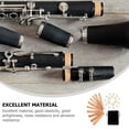 thumbnail image 3 of 27pcs Clarinet Instrument Repair Accessories Neck Joint Cork Clarinet Pad (Assorted Color), 3 of 7