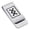 Silver, variant on Stainless Steel Elder Futhark Inguz Rune Classic Slim Money Clip Credit Card Holder