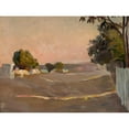 thumbnail image 2 of Jan Stanislawski 14x11 Gold Ornate Wood Frame and Double Matted Museum Art Print Titled - Landscape with Houses and a Fence (Between 1898 and 1900), 2 of 4