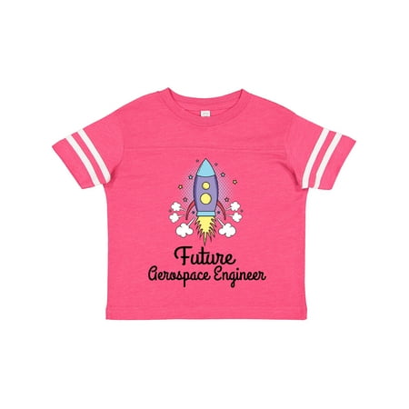 

Inktastic Future Aerospace Engineer Rocket Gift Toddler Toddler Girl T-Shirt
