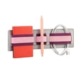 thumbnail image 3 of Bolsillo de almacenamiento trasero para portátil de cuero PU, bolsa organizadora de ratón Universal impermeable reutilizable para auriculares, ratón, Rosado Baoblaze Bolsillo trasero para portátil., 3 of 8