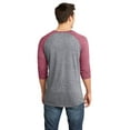 thumbnail image 2 of District DT162 T-Shirt Young Men's Microburn 3/4-Sleeve Raglan Tee, 2 of 6
