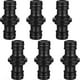 thumbnail image 1 of 6 Pack Double Male Hose Connectors Extender For Join Garden Hose Pipe Tube (black), 1 of 5