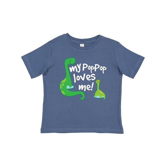 Inktastic My Pop Pop Loves Me Dinosaur Boys or Girls Baby T-Shirt