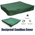 thumbnail image 2 of SZTXJ Sandbox Cover for Sandbox with Drawstring Waterproof UV Protection for Outdoor Sandbox Green 200x200x20, 2 of 4