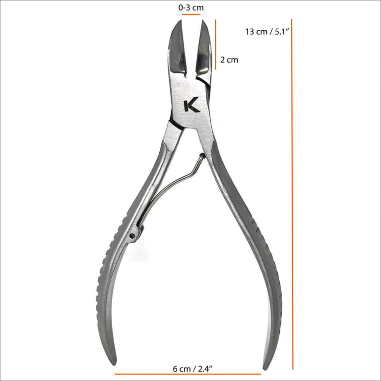 Kohm CP-120L Wide Jaw Toe Nail Clippers Thick Nails New Professional Heavy  Duty
