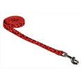 thumbnail image 1 of 4 ft. Leopard Dog Leash, Orange - Extra Small, 1 of 1
