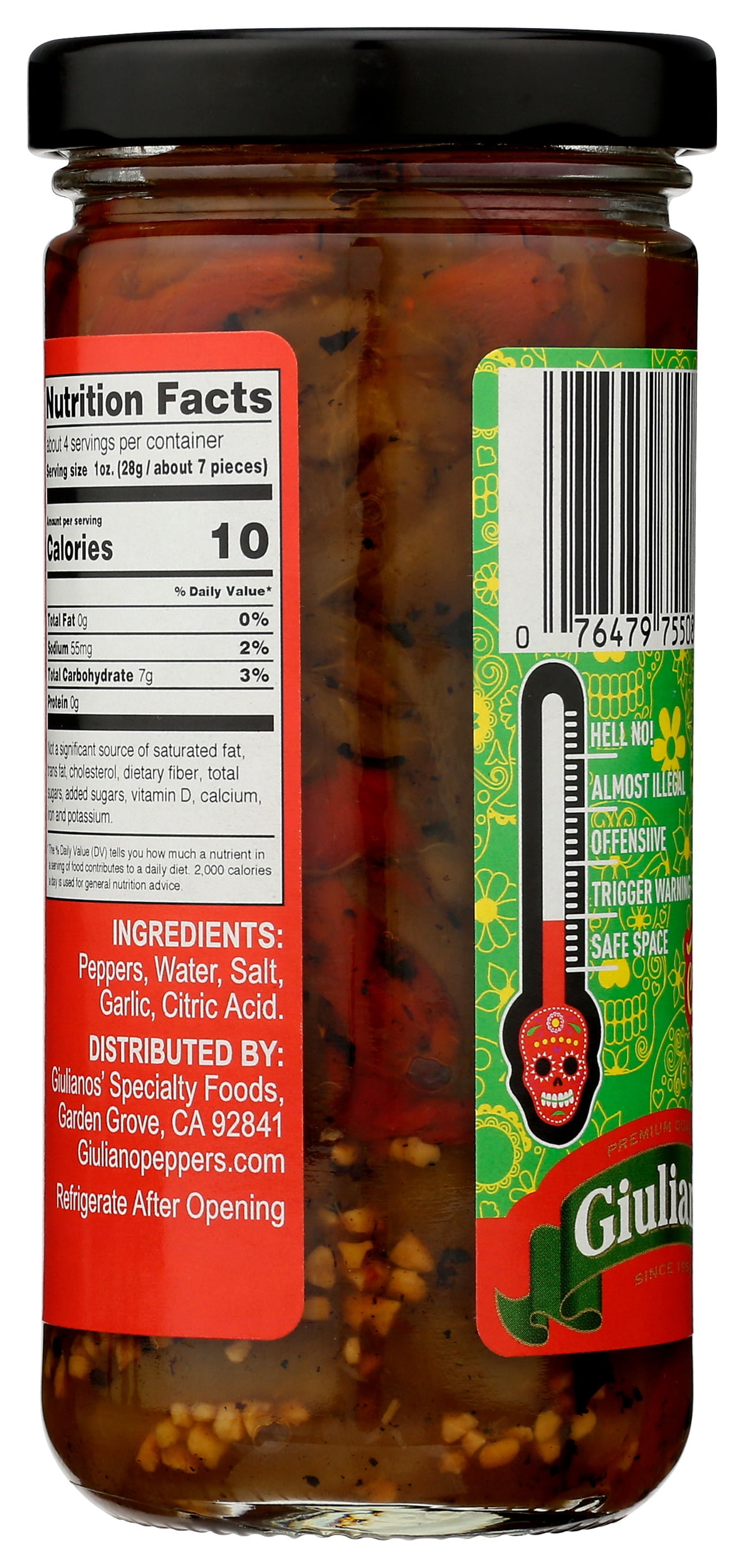 Pack of 6, Broken Taco Roasted Bell Peppers, 8 oz