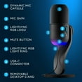 thumbnail image 6 of Restored Logitech Yeti GX Wired Supercardioid Dynamic Gaming Microphone with LIGHTSYNC RGB Lights, Black (Refurbished), 6 of 8