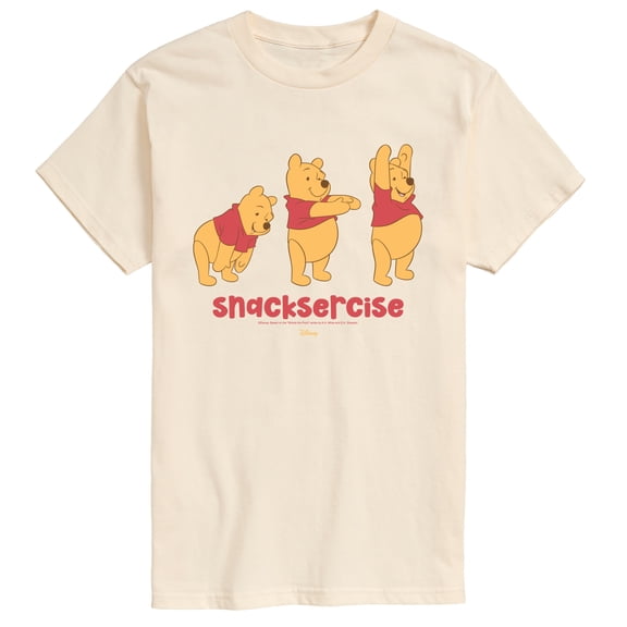 Winnie the Pooh - Snacksercise - Men's Short Sleeve Graphic T-Shirt
