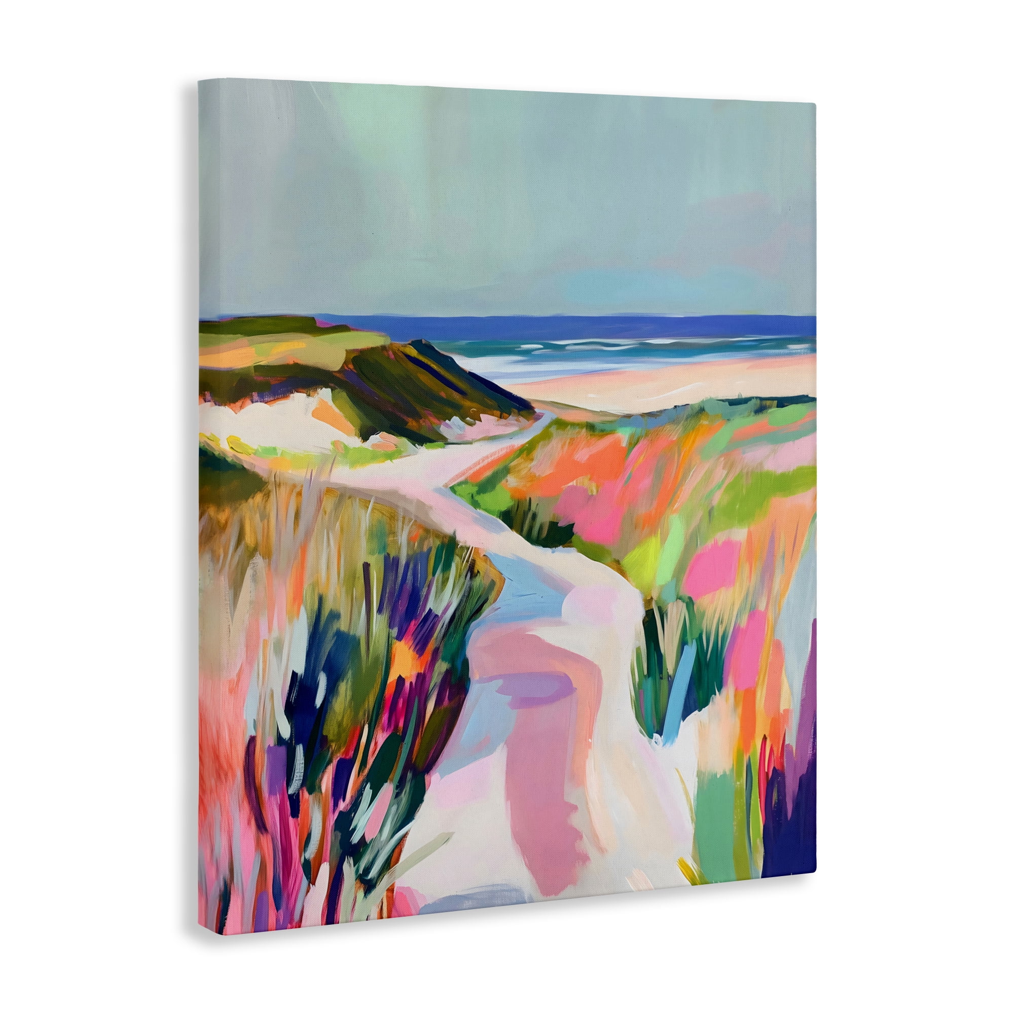 Stupell Industries Pathway Through Pastel Sand Dunes Canvas Wall Art, design by The Prints Vibe