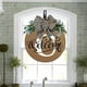 thumbnail image 3 of Corona personalizada de 30x30cm Apellido para la puerta principal durante todo el año | Placa decorativa personalizada para colgar | Signo de letra monograma | Decoración mural interior exterior, 3 of 3