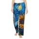 thumbnail image 1 of Balery Starry Night Sunflower Field Pantalones de pijama para mujer, pijamas ultraligeros, pantalones de estar por casa-XX-Large, 1 of 6