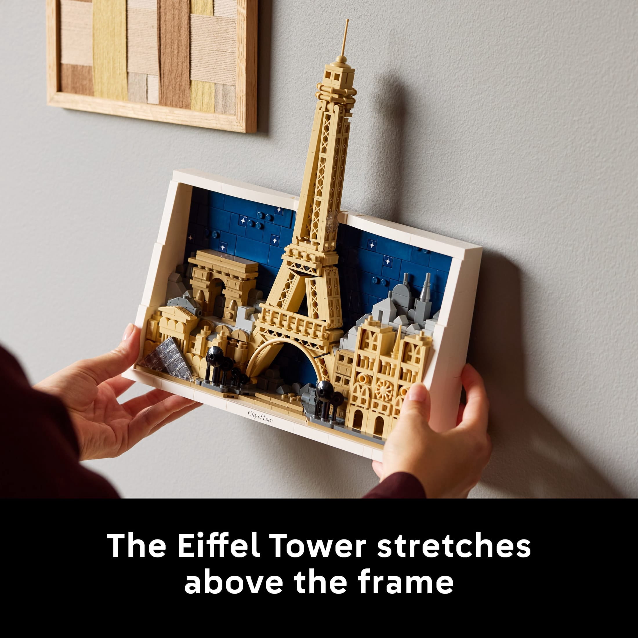 LEGO Architecture Paris – City of Love Building Set for Adults - DIY Office or Bedroom Decor for Women & Men, Ages 18+ - Buildable Frame to Hang or Stand for Display - Gift Idea for Birthdays - 21064