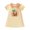 Yellow, variant on RUINIXCW Kids Toddler Baby Girl Halloween Dress Outfit Toddler Girls Summer Fall Dress Clothes Pumpkin Embroidery Doll Collar Puff Short Sleeve Dress