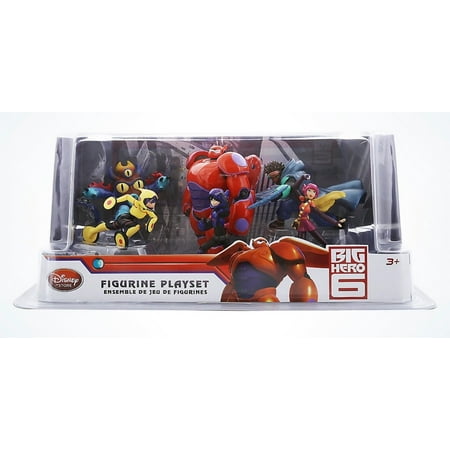 Hero Firefighter Figurine - Disney Store Big Hero 6 Play Set Figurine Cake Topper 6pcs New with Box