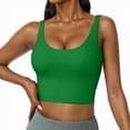 thumbnail image 2 of Yubnlvae Women's Fit Turtleneck Slim Sleeveless Solid Blouse Green L, 2 of 6