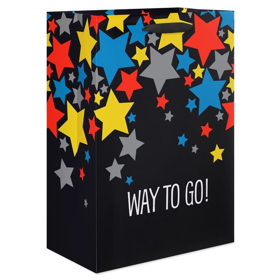 American Greetings 10 in. Medium Graduation Gift Bag, Way to Go (1 Bag)