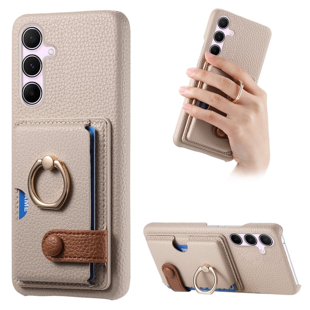 Compatible con iPhone 12 Mini, Funda GANGXUN con soporte magnético y tarjetero