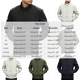 thumbnail image 3 of MYAOYI Mens Everyday Full Zip Jacket Mock Neck Ribbed Trim Outdoor Top, 3 of 6