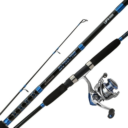 Okuma Fishing Safina Pro MH Surf Spinning Rod and Reel Combo 8 0 with 6000-Size Reel