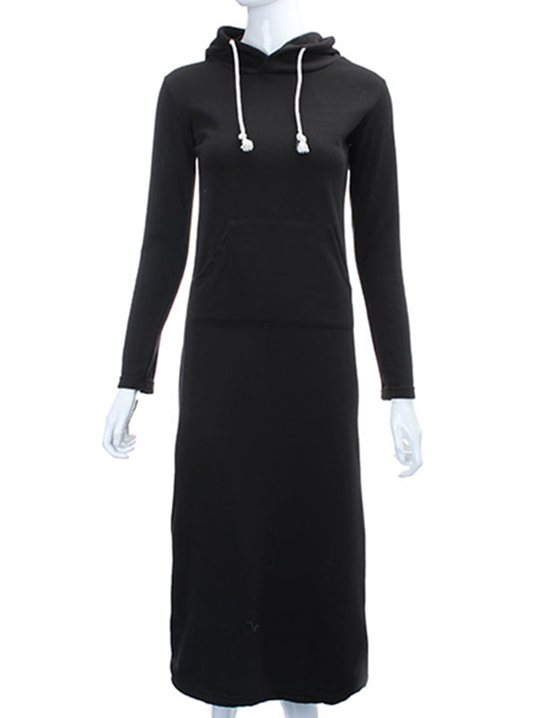 maxi hoodie dress