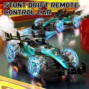 RC Racing Car, 1:12 4WD Toy Cars Buggy 2.4Ghz High Speed Remote Control Car Drift Car, Sideways Driving, with Watch Control.for Boys & Gift for Kids Blue